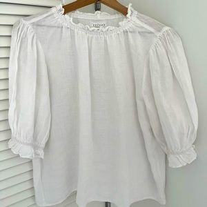 Velvet Linen Rosabel Blouse